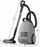 Electrolux® Ultimate800™ Urban Gray Bagged Canister Vacuum-2