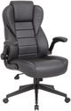 Presidential Seating Boss Black Executive High Back Flip Arm Chair-0