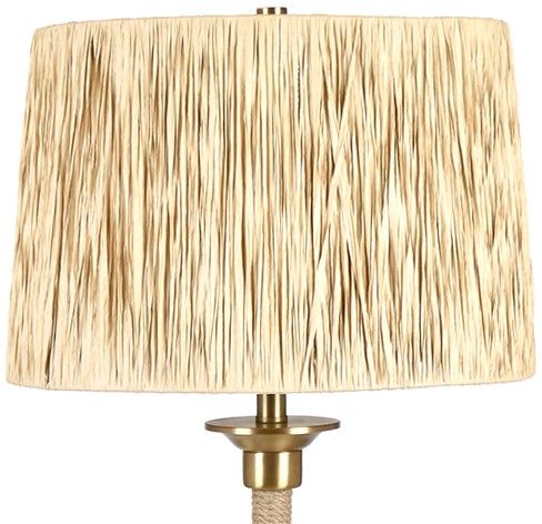 Crestview Collection Samara Tan Floor Lamp-1