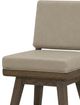 Bernards Elure Latte Swivel Counter Stool-1