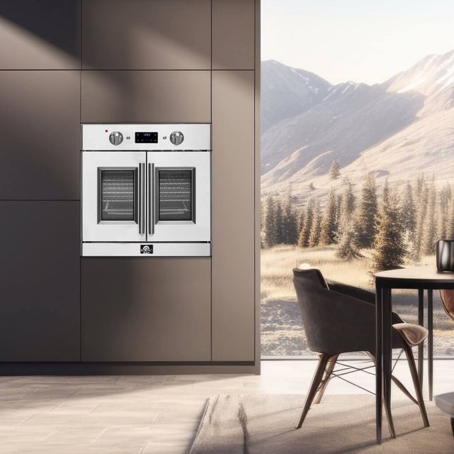 FORNO® Gallico 30" Stainless Steel Single Wall Oven-5