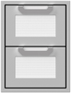 Hestan® AGDR Series 16” Froth Outdoor Double Storage Drawers-0