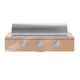 Caliber™ Rockwell Social 48" 3-Burner Champagne Built-In Liquid Propane Grill with Copper Hardware-1