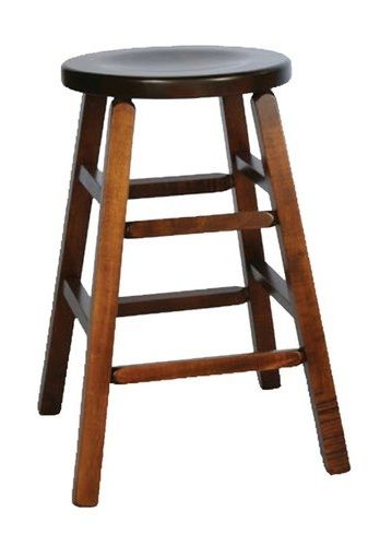 Door County Square Leg Backless Stationary Stool 24"-0