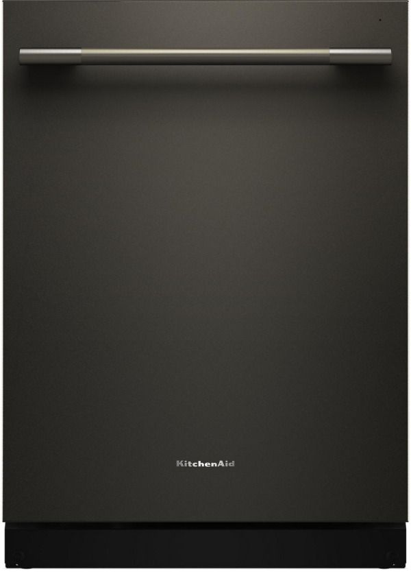 KitchenAid® 24" Black Ore 360° Max Jets™ Third Rack Top Control Built-In Dishwasher with ProDry™ System-0