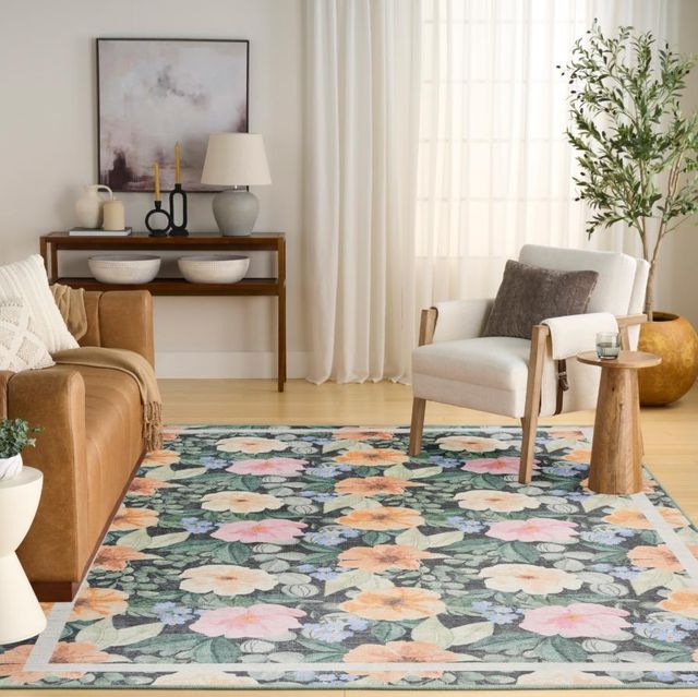 Nourison Home™ Botanical Washables 5'x7' Style 2 Area Rug-1