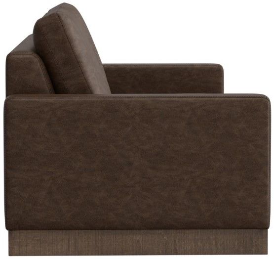 International Furniture Direct Georgia Brown 90" Sofa-3