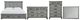 Signature Design by Ashley® Russelyn 4-Piece Gray California King Storage Bed Set-0