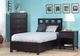 Modus Furniture Nevis Riva Espresso Twin Storage Panel Bed-1