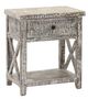 Vintage Furniture Cross Side Table-0