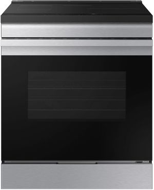 Samsung Bespoke 30" Stainless Steel Slide In Induction Range