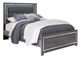 Signature Design by Ashley® Lodanna 5-Piece Gray King Panel Bed Set-1