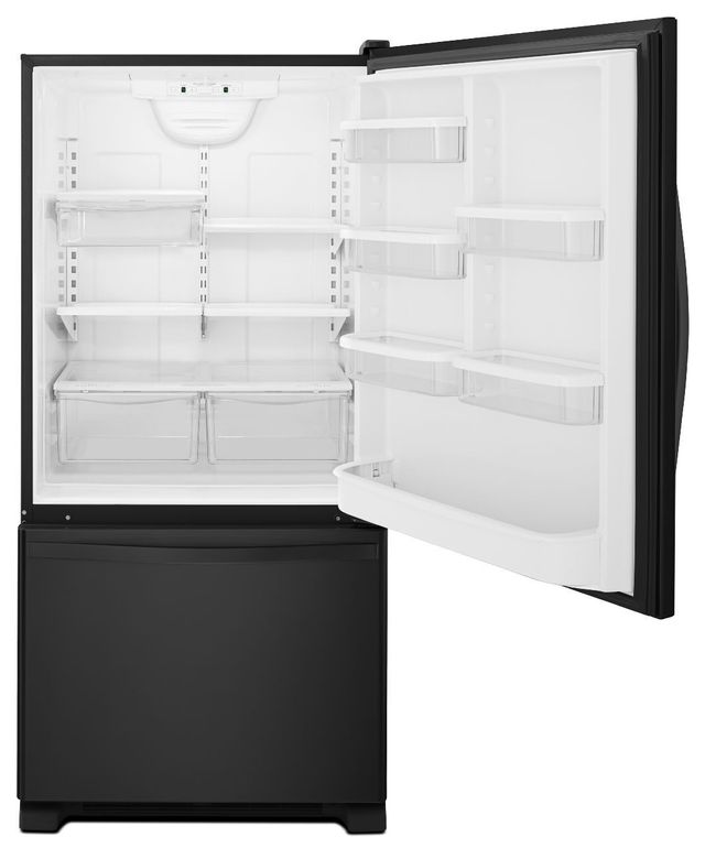 Whirlpool® Gold® 33 in. 22.1 Cu. Ft. Black Bottom Freezer Refrigerator-1