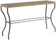Bernhardt Tribeca Aurum Console Table with Barlow Base-0