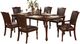 Furniture of America® Sylvana 7-Piece Brown Cherry/Espresso Dining Table Set-0