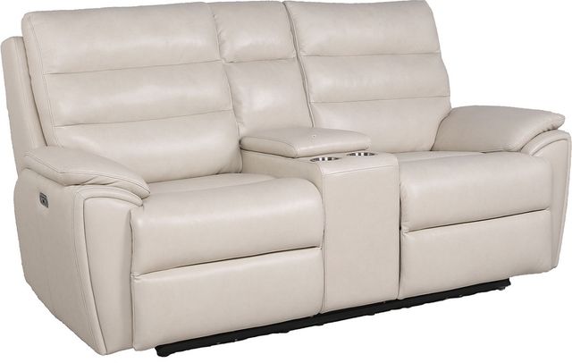 Steve Silver Co. Duval 3-Piece Impressive Ivory Dual Power Leather Motion Set-2