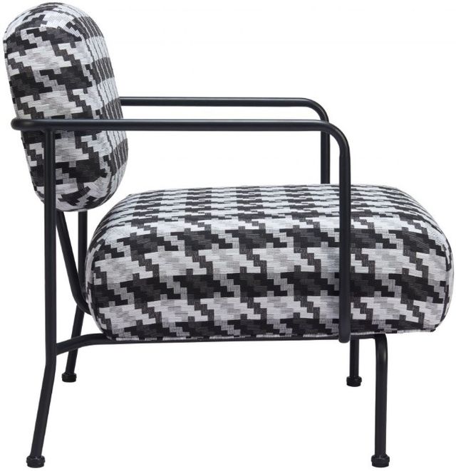 Zuo® Modern Ulet Black/White Accent Chair-2
