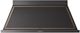 Ilve® Nostalgie II Noblesse 60" Glossy Black Wall Mounted Range Hood with Burnished Trim-0