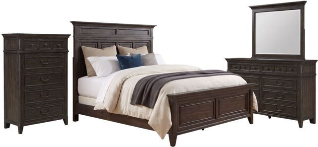 Liberty Furniture Paradise Valley 4-Piece Saddle Brown Queen Panel Bedroom Set with Chest-0