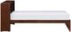 Mazin Furniture Rowe Dark Cherry Twin Bookcase Bed-1