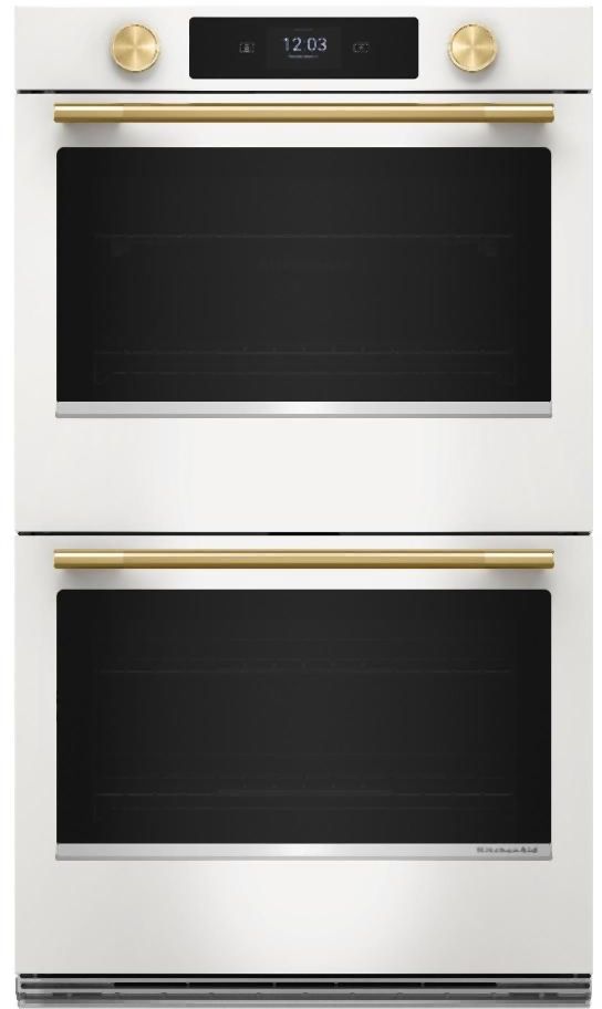 KitchenAid® 30” Porcelain Double Electric Wall Oven with Assisted Cooking Modes-0