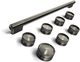 KitchenAid® 36" Black Ore Commercial-Style Gas Range Handle and Knob Kit-0
