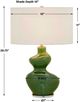 Uttermost® Esall Dark Green Table Lamp-3