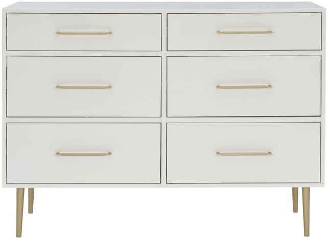 Linon Glam White Dresser-0