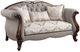ACME Furniture Miyeon Cherry/Gray Loveseat-0