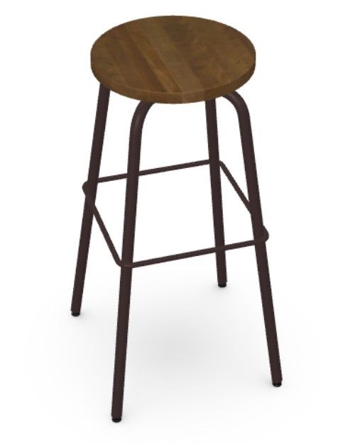 Amisco Customizable Button Swivel Spectator Stool-2