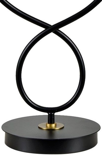 Crestview Collection Dallon Black Dual Shade Table Lamp-2