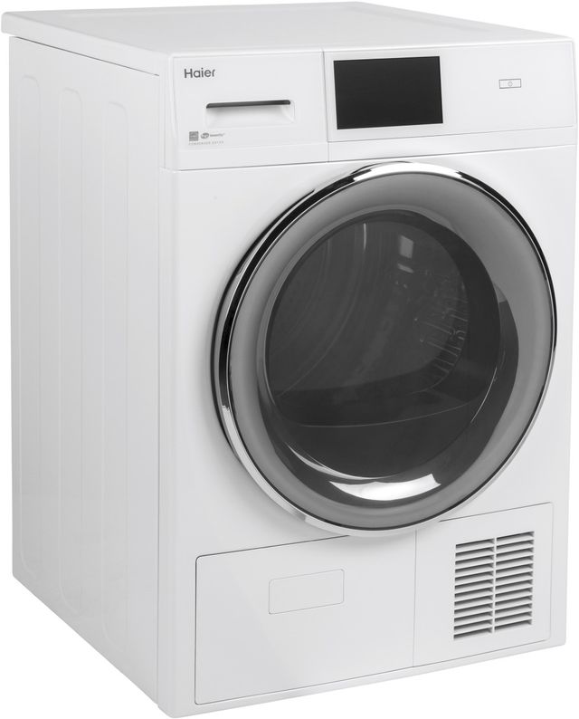 Haier 4.1 Cu. Ft. White Front Load Electric Dryer-2