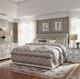 Liberty Furniture Magnolia Manor 4-Piece Antique White/Gray California King Sleigh Bedroom Set-1