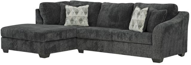 Signature Design by Ashley® Biddeford 2-Piece Shadow Left-Arm Facing Sleeper Sectional and Chaise