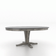 Canadel Customizable Gourmet 74" VR Base Dining Table with One Removable Leaf-2