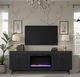 Legends Home Radiance Seal Skin Black 75" Fireplace TV Console-1