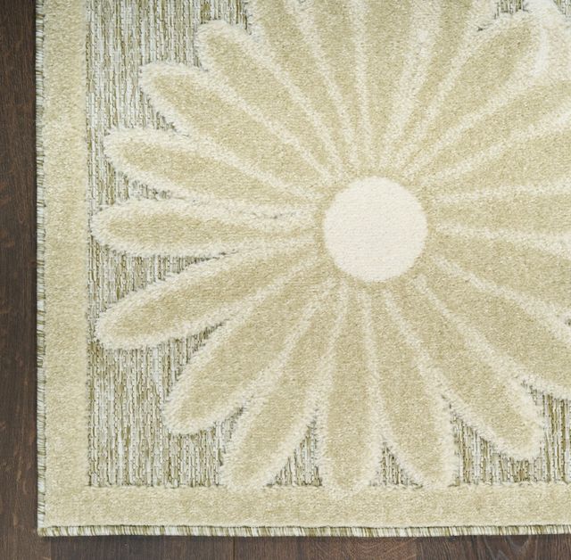 Nourison Home™ Aloha Ivory Sage 5'x8' Style 1 Area Rug-3
