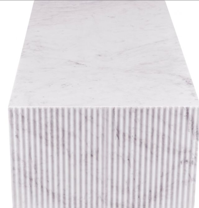 Meridian Furniture Lucca White Marble Coffee Table-2