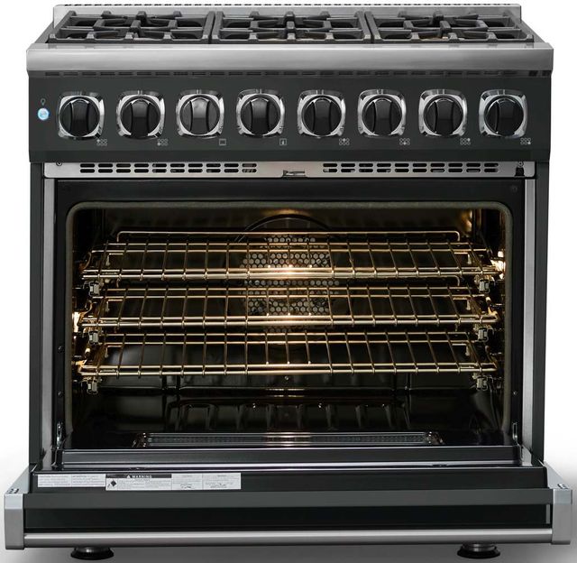 Viking® 7 Series 36" Antique Bronze Pro Style Dual Fuel Range-1