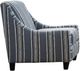 Fusion Furniture Wowza Sea Grove Navy Accent Chair-3
