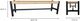 Moe's Home Collection Hawthorn Black Large Bench-2