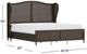 HH2 Home Sausalito Modish Oiled Bronze Queen Upholstered Panel Bed-2