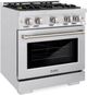 ZLINE Select 30" Satin Stainless Steel Pro Style Dual Fuel Range-2