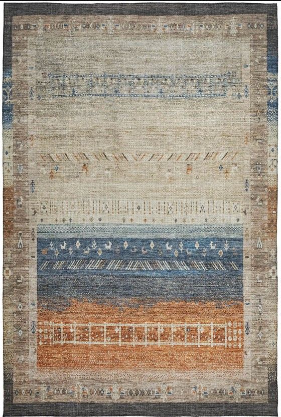Dalyn™ Rug Company Karaj Brown 8'x10' Style 2 Area Rug-0