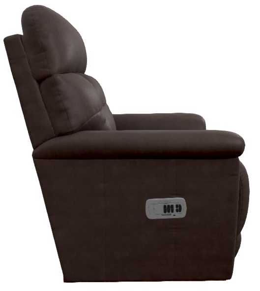 La-Z-Boy® Fulton Walnut Leather Power Rocking Recliner with Headrest and Lumbar-3