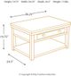 Signature Design by Ashley® Hatsuko Dark Brown Lift Top CoffeeTable-5
