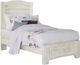 Vaughan-Bassett Cottage Too Weathered White Youth Full Wood Rails-0