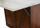 American Heartland Manufacturing Rustic Two Tone Cherry/White Kitchen Island with Flip-up Top-3