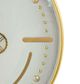 A & B Home Gold/White Wall Clock with Gear Design-5