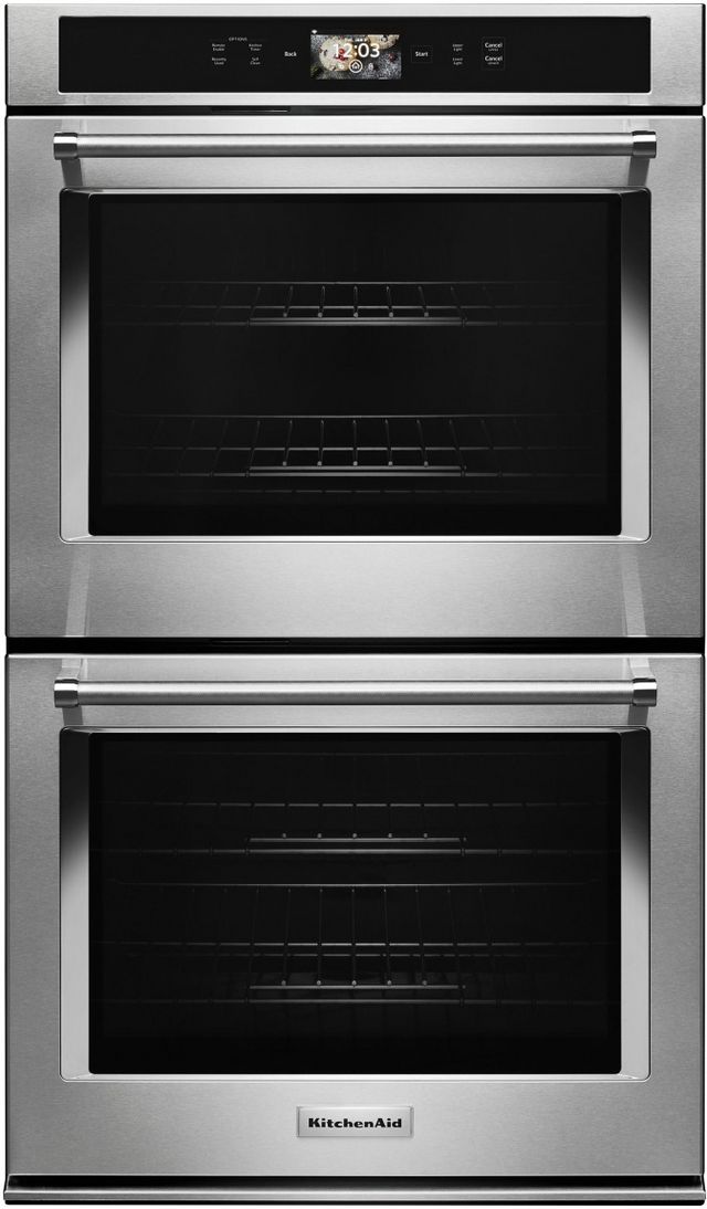 KitchenAid® 30" Stainless Steel Smart Electric Built In Double Oven